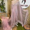 Sopura pure muslin saree karchupi work with blouse piece - Image 8