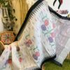 Handwoven monipuri cotton saree with blouse piece - M11