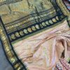 Pure silk handloom Gadwal saree with blouse piece - Image 4