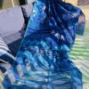 Handwoven half silk  jamdani 80-60 count