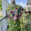Handwoven 80 count half silk jamdani with blouse piece, cot piping and tassels done - Image 3