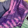 Handloom vegetable dye cotton saree with with running blouse - Image 2