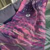 Handwoven half silk 60 -80 count jamdani saree , fall pico tassels done