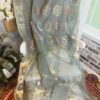 Handwoven half silk 84 count jamdani saree with blouse piece
