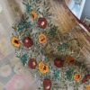 Handwoven 84 count half silk jamdani saree with embroidery with semi stitched blouse piece - Image 2
