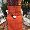 80-60 mixed count half silk handloom jamdani with blouse piece