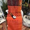 80-60 mixed count half silk handloom jamdani with blouse piece - Image 2